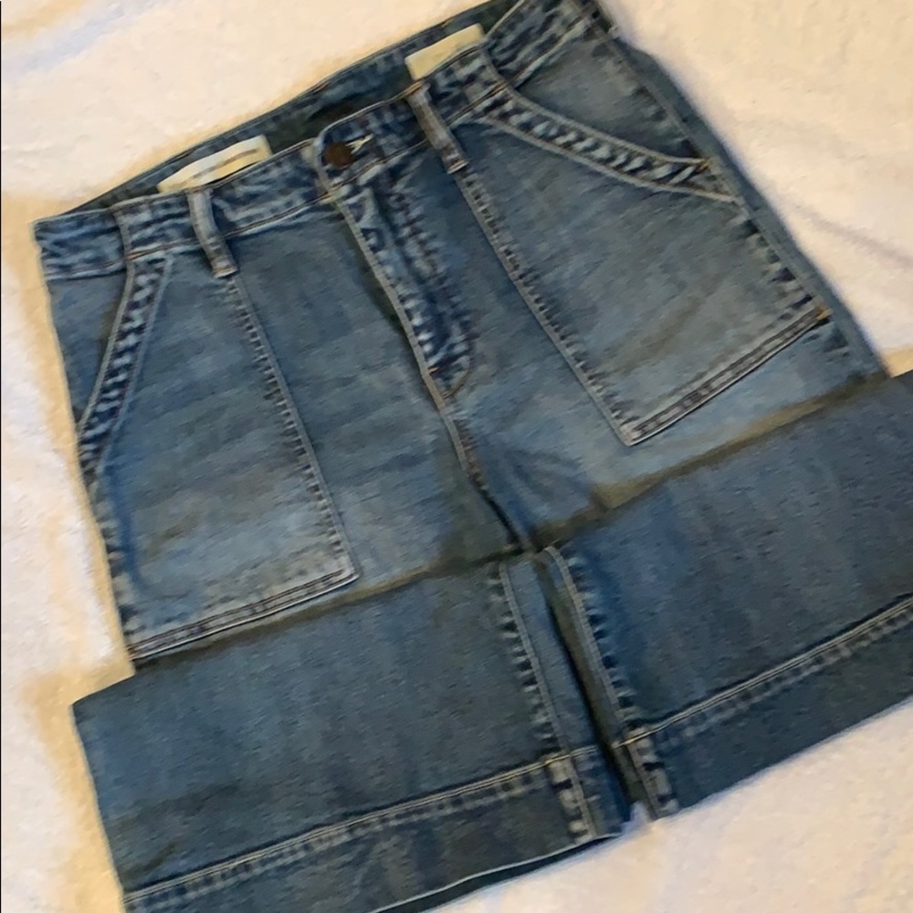 Anthropologie cropped jeans